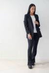 Pantaloni con tasche a filetto e spacco SOLOTRE