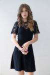 Mini abito a ruota con pizzo Lipsy London (2)