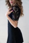 Mini abito a ruota con pizzo Lipsy London (2)