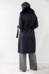 Cappotto vestaglia collo eco pelliccia Nitia (7)