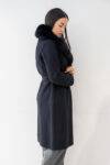 Cappotto vestaglia collo eco pelliccia Nitia (7)