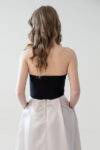 Abito corto con corpetto paillettes Anna Sirico (3)