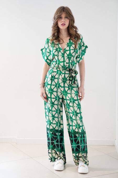 Jumpsuit con cinta in fantasia SOLOTRE