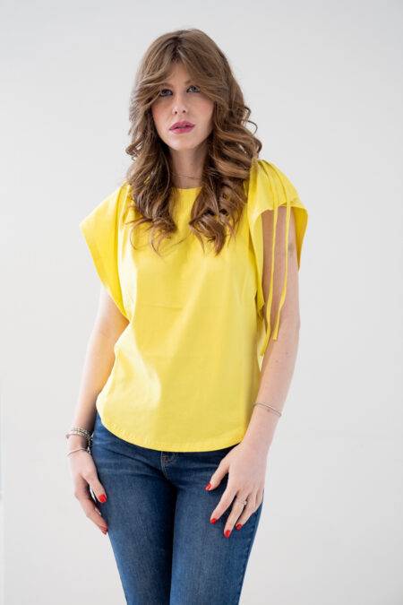 T shirt con coulisse manica SOLOTRE (2)