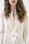 Camicia con rouches Anna Sirico