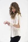 Camicia con rouches Anna Sirico