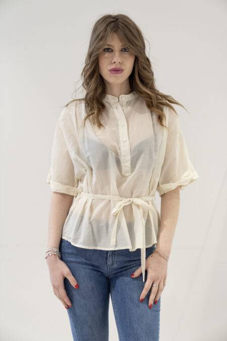 Camicia coreana misto seta Solotre (2)