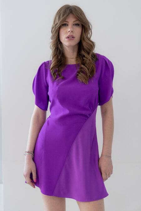 Mini abito con inserto satin Twinset Actitude (4)