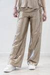 Pantalone palazzo laminato B.yu.