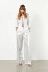 Pantalone palazzo laminato B.yu.