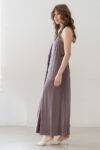 Abito satin con nodo Alysi (2)