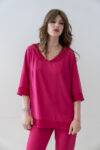Casacca con bordo in paillettes GiglioRosso