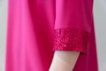 Casacca con bordo in paillettes GiglioRosso