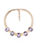 Collana girocollo omega con vetro Mya Accessories2