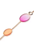 Collana metallo con acrilico trasparente Mya