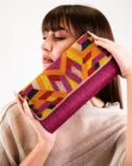 Pochette in juta lavorazione perline Mya Accessories