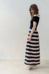 Abito con gonnellone a righe Anna Sirico (1)