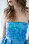 Abito decollete con busto paillettes Allure (2)