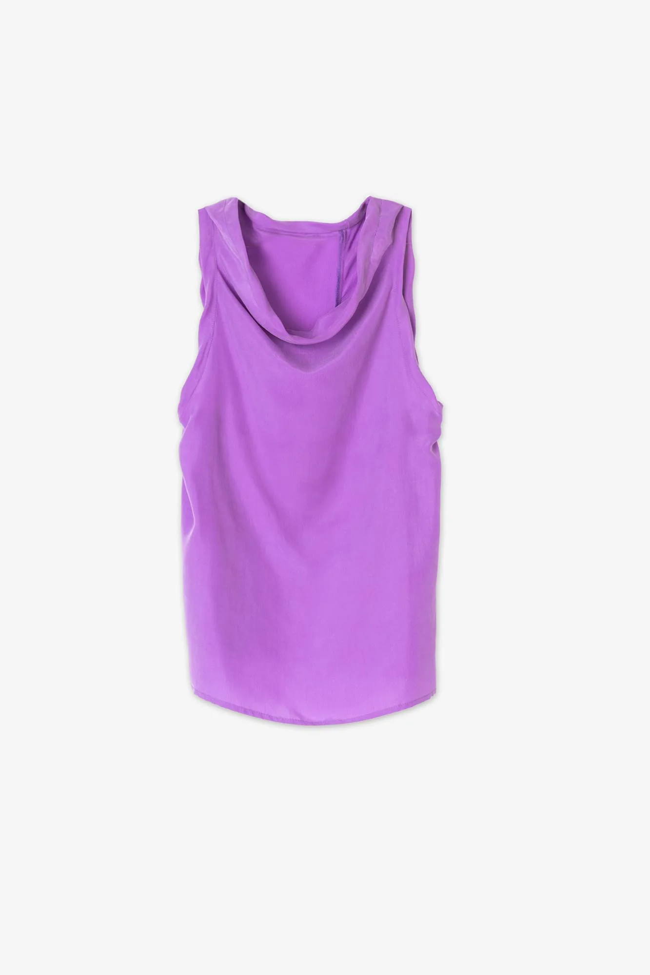 Top giromanica con scollo anello Alysi orchidea Top giromanica con scollo anello Alysi orchidea