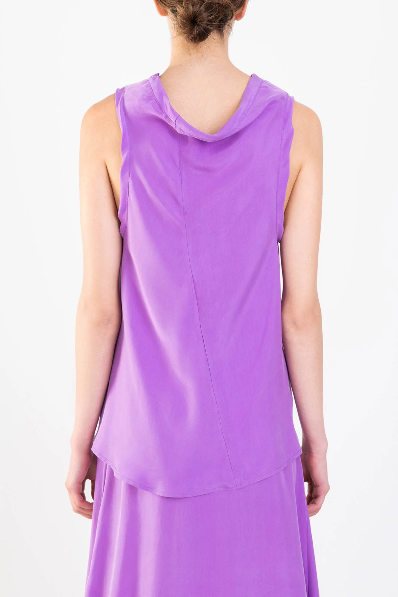 Top giromanica con scollo anello Alysi orchidea2 Top giromanica con scollo anello Alysi orchidea2