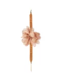 Girocollo con fiore in tessuto Mya Accessories beige