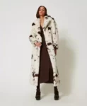 Abito lungo in jersey con drappeggio Twinset Actitude