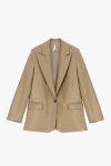 Blazer monobottone in similpelle Imperial