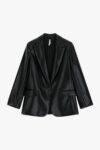 Blazer monobottone in similpelle Imperial
