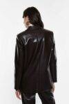 Blazer monobottone in similpelle Imperial