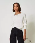 Maglia con ricami fatti a mano Twinset Actitude
