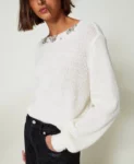 Maglia con ricami fatti a mano Twinset Actitude