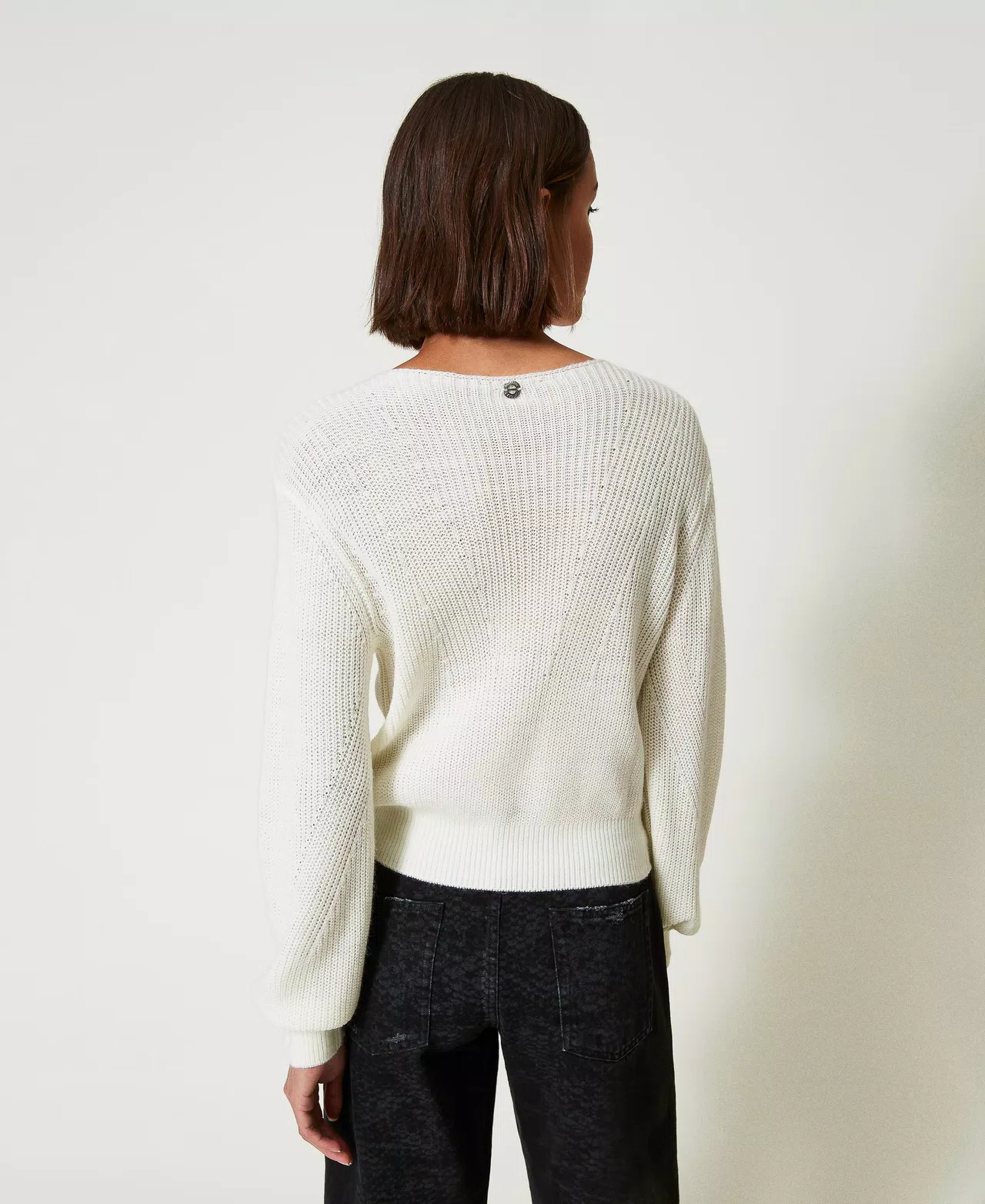 Maglia con ricami fatti a mano Twinset Actitude2 Maglia con ricami fatti a mano Twinset Actitude2