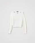 Maglia con ricami fatti a mano Twinset Actitude