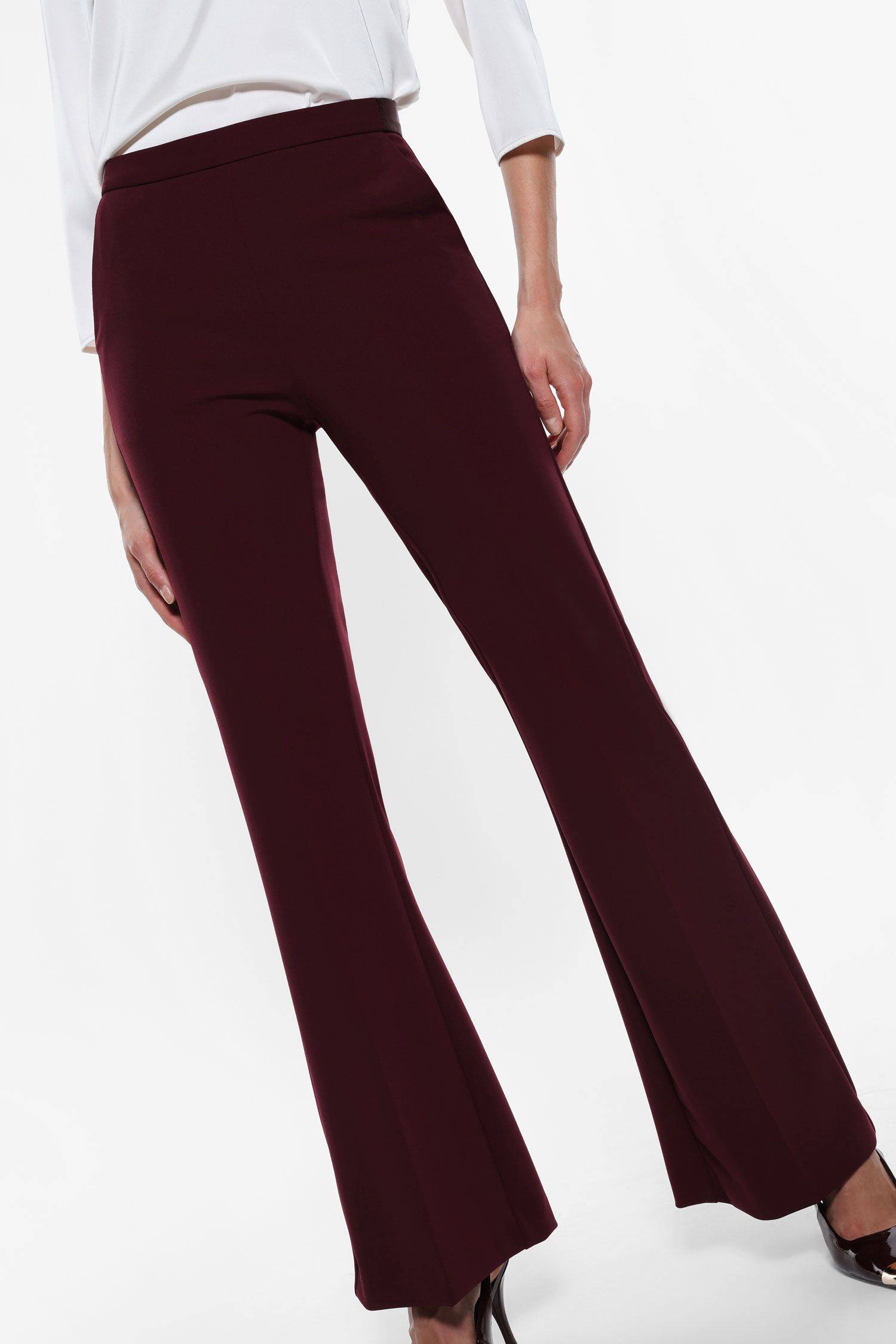 Pantaloni flare con inserto in raso Imperial2 Pantaloni flare con inserto in raso Imperial2