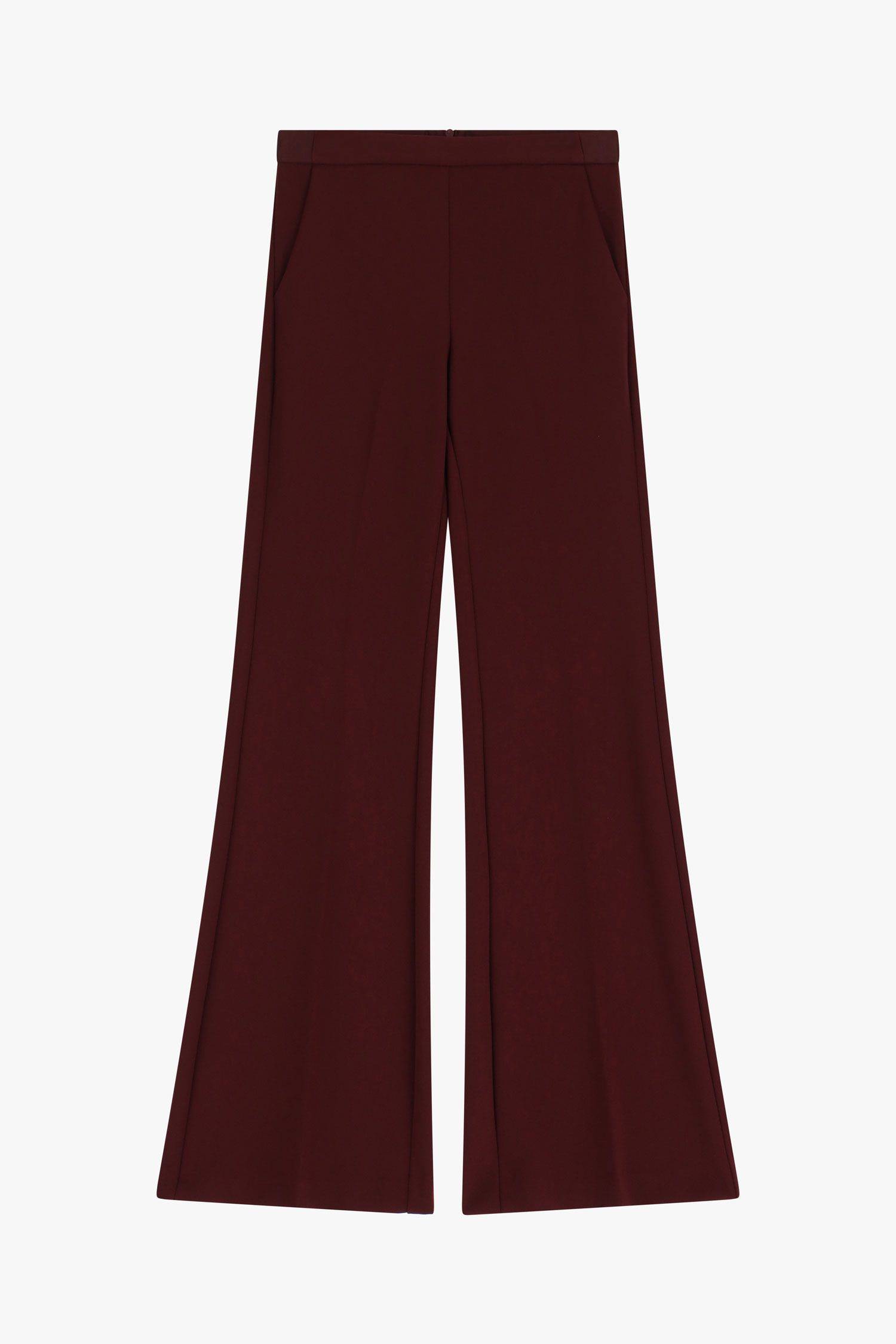 Pantaloni flare con inserto in raso Imperial3 Pantaloni flare con inserto in raso Imperial3
