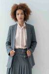 Blazer monopetto con tasche SOLOTRE (1)