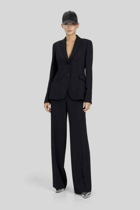 Pantaloni ampi in Crepe de Chine Caractére