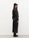 Pantaloni cropped in eco pelle Jijil