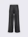 Pantaloni cropped in eco pelle Jijil