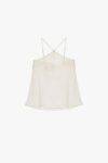 Top con spalline sottile e pizzo Imperial
