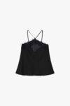 Top con spalline sottile e pizzo Imperial