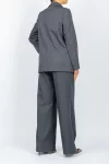 Blazer con tasche e bottone Dixie