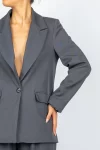 Blazer con tasche e bottone Dixie