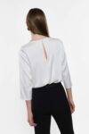 Blusa maniche tre quarti Imperial champagne