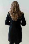 Cappotto corto monopetto Chiarulli DEMETRA nero (1)