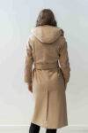 Cappotto lungo con cinta e cappuccio Chiarulli (2)