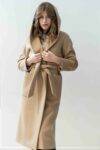 Cappotto lungo con cinta e cappuccio Chiarulli (2)