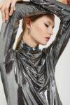 Lupetto collo alto effetto vinile Ottod’Ame 4