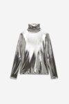 Lupetto collo alto effetto vinile Ottod’Ame 4