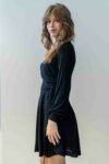 Mini abito a coste con cinta Twinset Actitude (2)